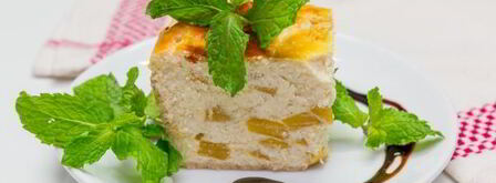 творожная запеканка с манго. Шаг 14