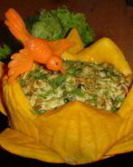 Тыквенная запеканка Цветок лотоса