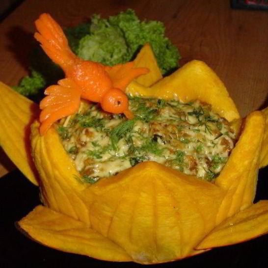 Рецепт тыквенной запеканки цветок лотоса