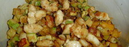 тыквенная запеканка цветок лотоса. Шаг 3