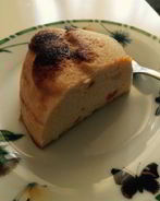 Ванильная запеканка с персиком