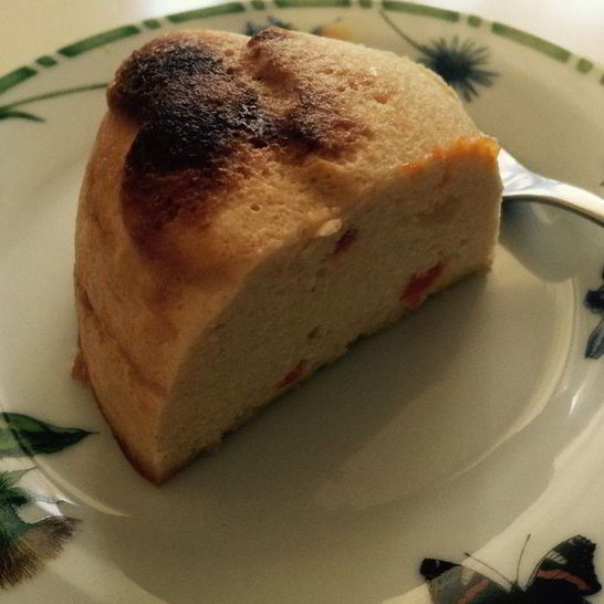 Рецепт ванильной запеканки с персиком