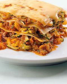 Запеканка из фарша и цуккини