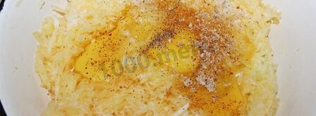 запеканка из кабачков и помидоров с сыром в духовке. Шаг 4