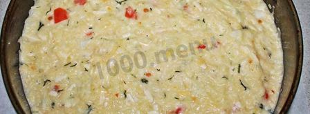 запеканка из кабачков и помидоров с сыром в духовке. Шаг 7