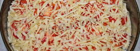 запеканка из кабачков и помидоров с сыром в духовке. Шаг 8