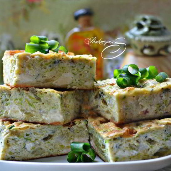 Рецепт запеканки из кабачков с сыром