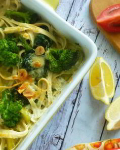 Запеканка из лапши с овощами