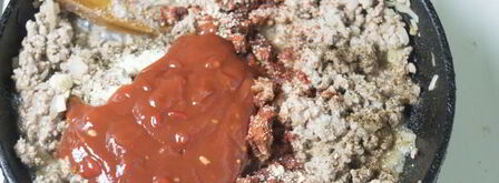 запеканка из макарон с фаршем. Шаг 4