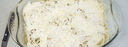 запеканка из макарон с фаршем. Шаг 8