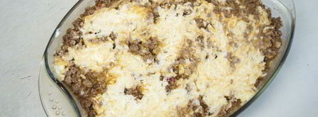 запеканка из макарон с фаршем. Шаг 10