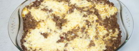 запеканка из макарон с фаршем. Шаг 11