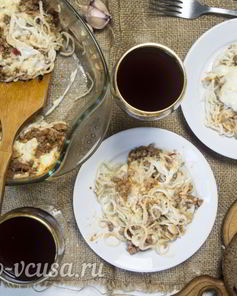 Запеканка из макарон