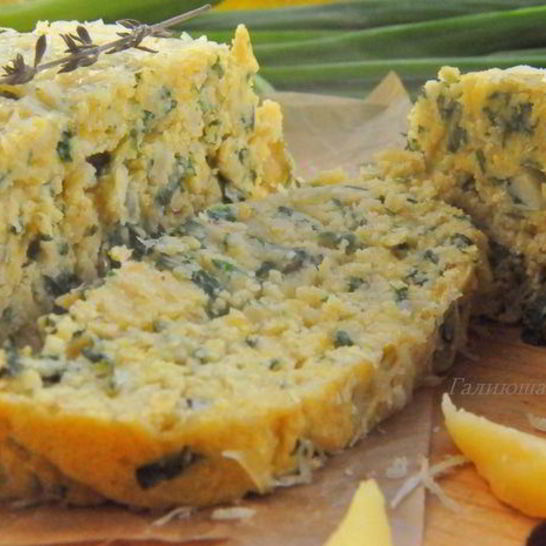 Рецепт запеканки из нута со шпинатом