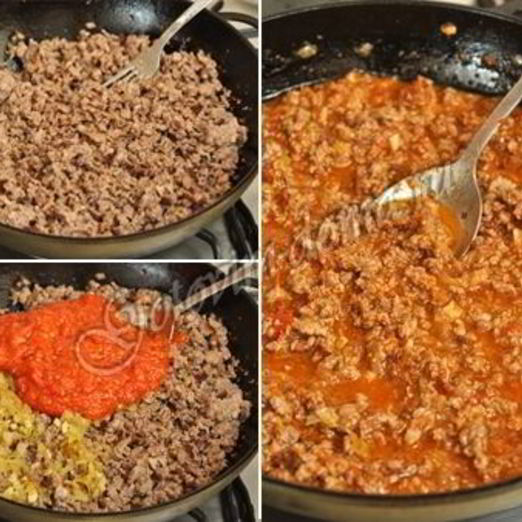 Запеканка из тыквы с фаршем