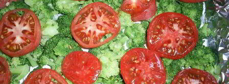 запеканка с брокколи, сыром и помидорами. Шаг 5