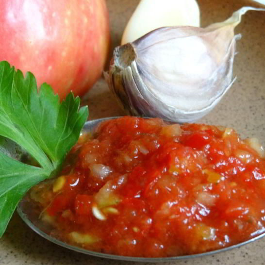 Рецепт аджики из кабачков на зиму