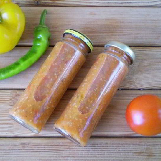 Рецепт аджики из помидоров и перца на зиму