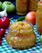 Аджика из зеленых помидоров