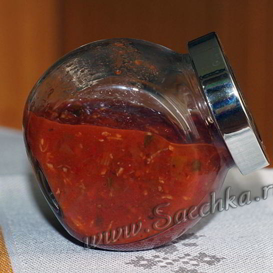 Рецепт аджики острой