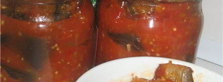 баклажаны в аджике с яблоками. Шаг 3