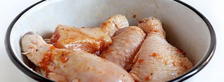 курица в маринаде из аджики. Шаг 5