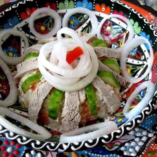 Рецепт таджикского салата гиссар