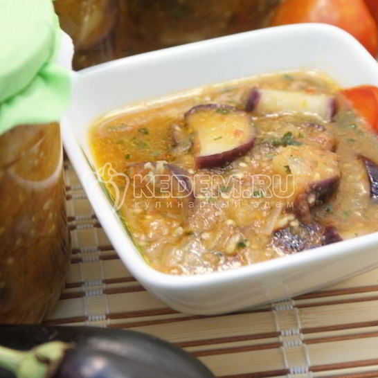 Рецепт баклажанов порезанных ломтиками