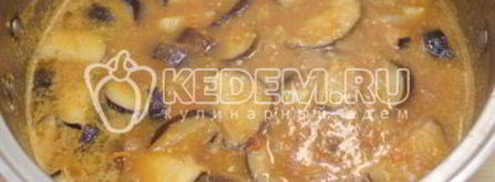 баклажаны порезанные ломтиками. Шаг 5