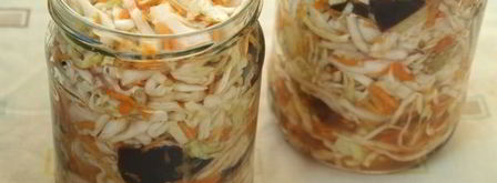 баклажаны с капустой на зиму. Шаг 10