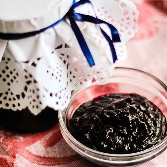 Рецепт чернично-малинового джем
