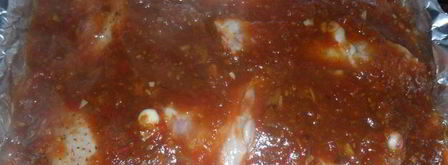 курица в соусе с абрикосовым джемом. Шаг 4