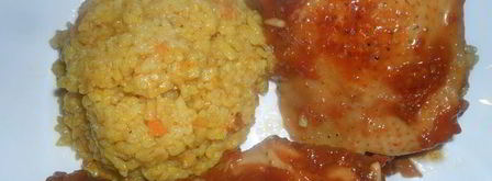 курица в соусе с абрикосовым джемом. Шаг 5