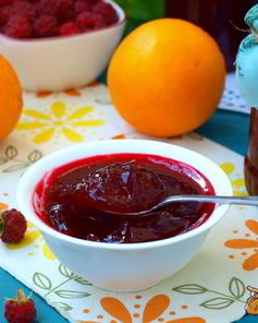 Малиновый джем с апельсином