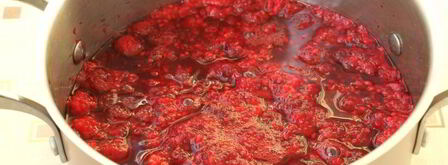 малиновый джем с апельсином. Шаг 4