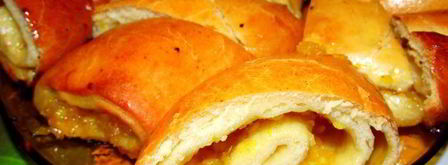 нежный рулет с джемом. Шаг 12