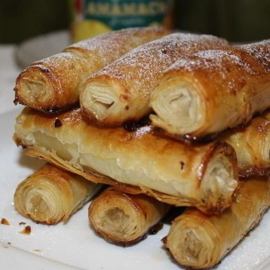 Рецепт трубочек с ананасовым джемом