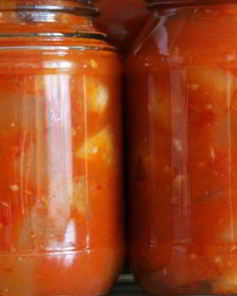 Кабачки, жареные в томате, на зиму