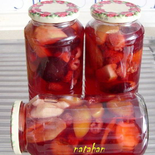 Рецепт компота ассорти