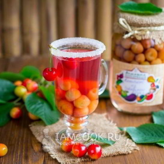 Рецепт компота из черешни