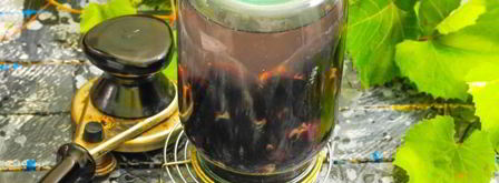 компот из черного винограда на зиму. Шаг 18