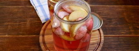 компот из клубники и яблок. Шаг 11