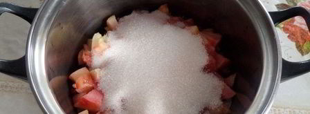 компот из персиков и красной смородины. Шаг 4