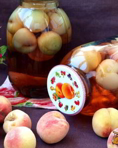 Компот из персиков на зиму