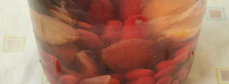 компот из слив и кизила. Шаг 5