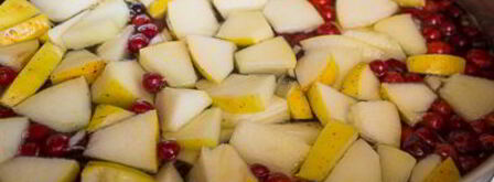 яблочно-клюквенный компот с имбирем. Шаг 3