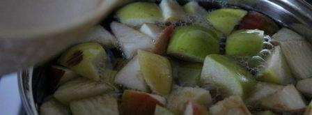 яблочный компот с киви и лимоном. Шаг 3