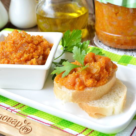 Рецепт консервации кабачковой икры на зиму