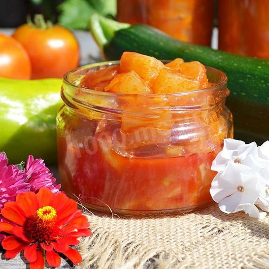 Рецепт кабачкового лечо на зиму пальчики оближешь