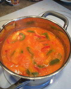 Лечо из болгарского перца и помидоров